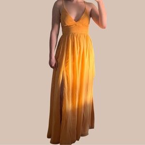 Azazie Marigold Formal Dress